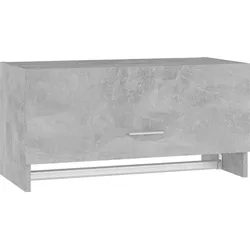 vidaXL Kleiderschrank Betongrau 70x32,5x35cm Holzwerkstoff