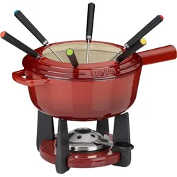 kela Fondue-Set Calido Gusseisen 11-tlg.