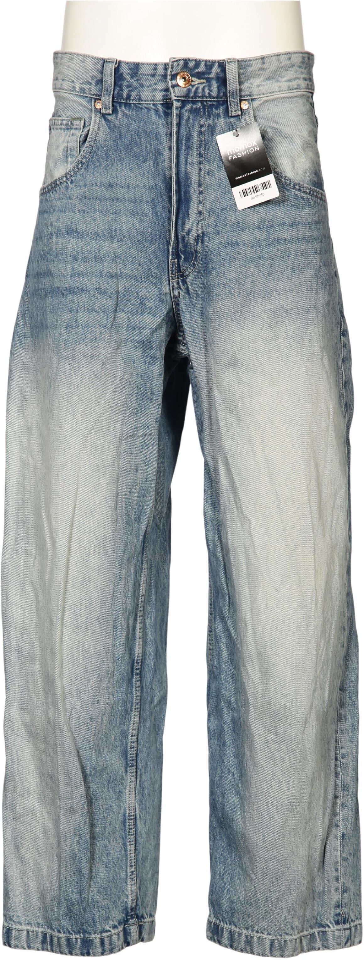 bershka Herren Jeans, Hellblau, Gr. W30, Baumwolle - Second Hand