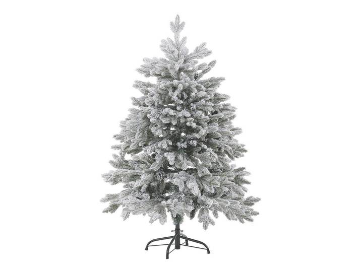 Beliani Weihnachtsbaum 120 cm Weiß Foraker, Kunststoff, 120 cm, Dekoration, Weihnachtsdekoration, Christbäume & Zubehör