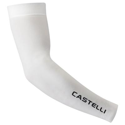 Castelli - UPF 50+ Light Arm 3 Sleeves - Armlinge Gr S grau/weiß
