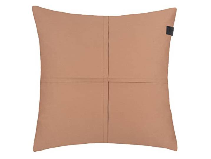 Schöner Wohnen Kollektion Kissenbezug Soft - Kissenbezug 38x38 Baumwolle - Dekokissen Zimt - Kissenbezug ohne Füllung - Sofakissen waschbar pflegeleicht