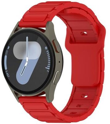 Everyday Crate Silicone Watch Band Shaped Soft Adjustable Replacement Strap For Smartwatches red