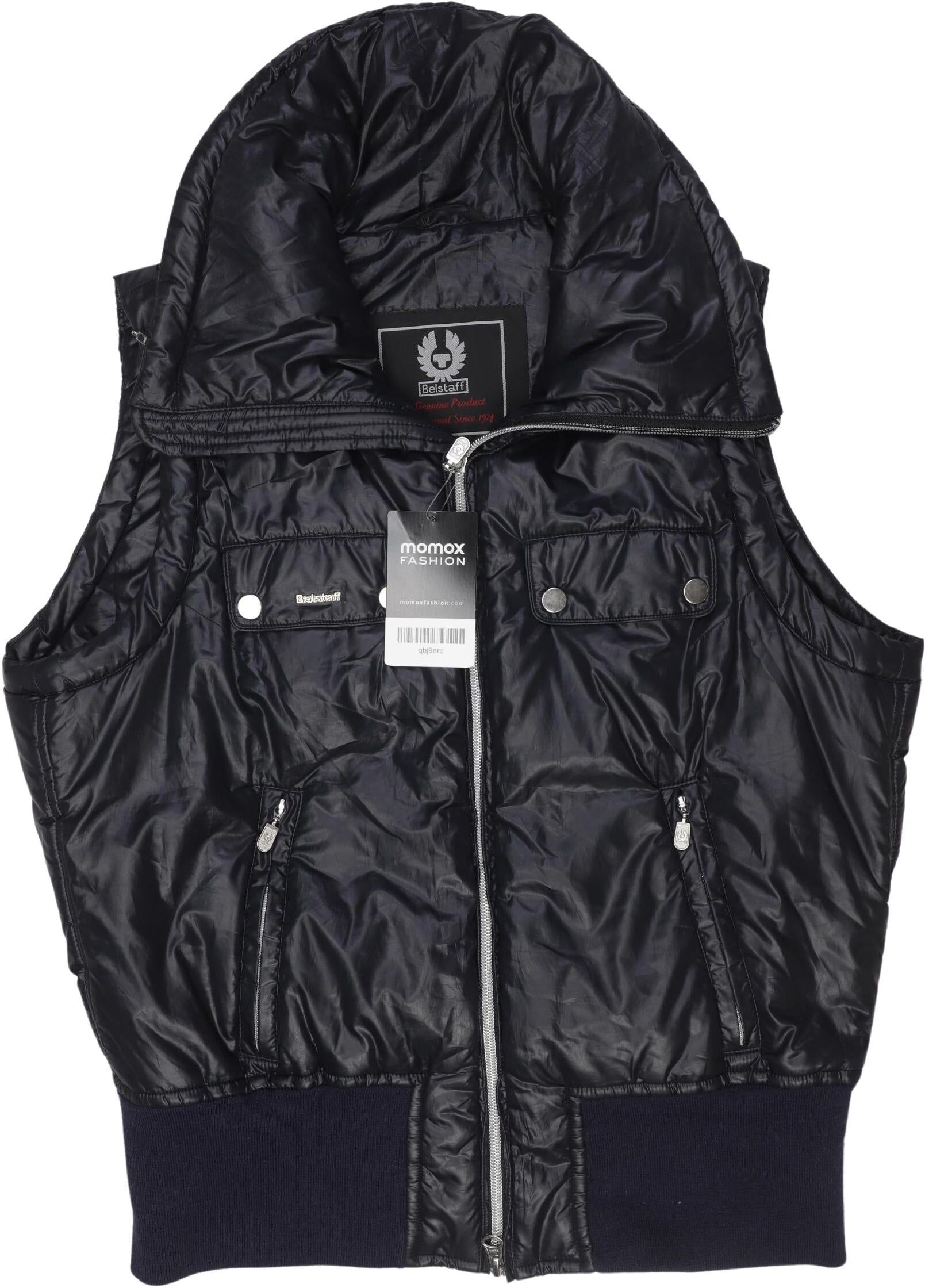 Belstaff Damen Weste, Marineblau, Gr. EU 46, Synthetik - Second Hand