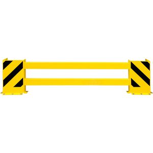 Moravia Anfahrschutz für Regale, Planke Set B, Stahl, BxH 1700-2100 x 500mm