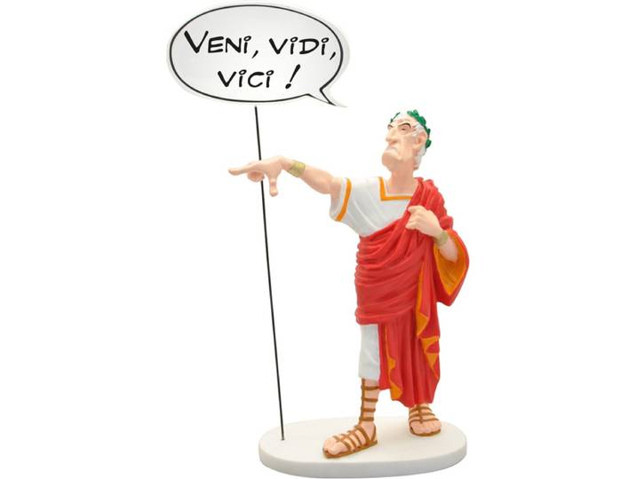 Asterix cesar - Kunstharsfiguur - Veni Vidi vici