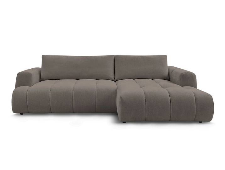 Ecksofa BOBOCHIC FUJI Stoff rotbraun