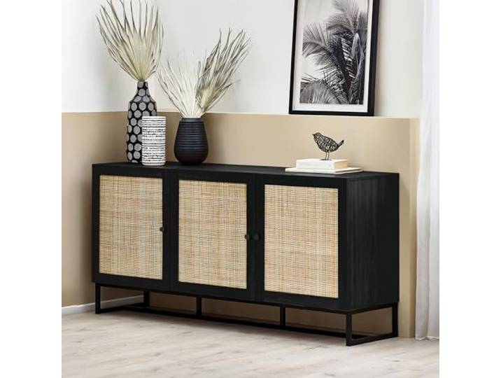 Julian Bowen Padstow Sideboard, Schwarz