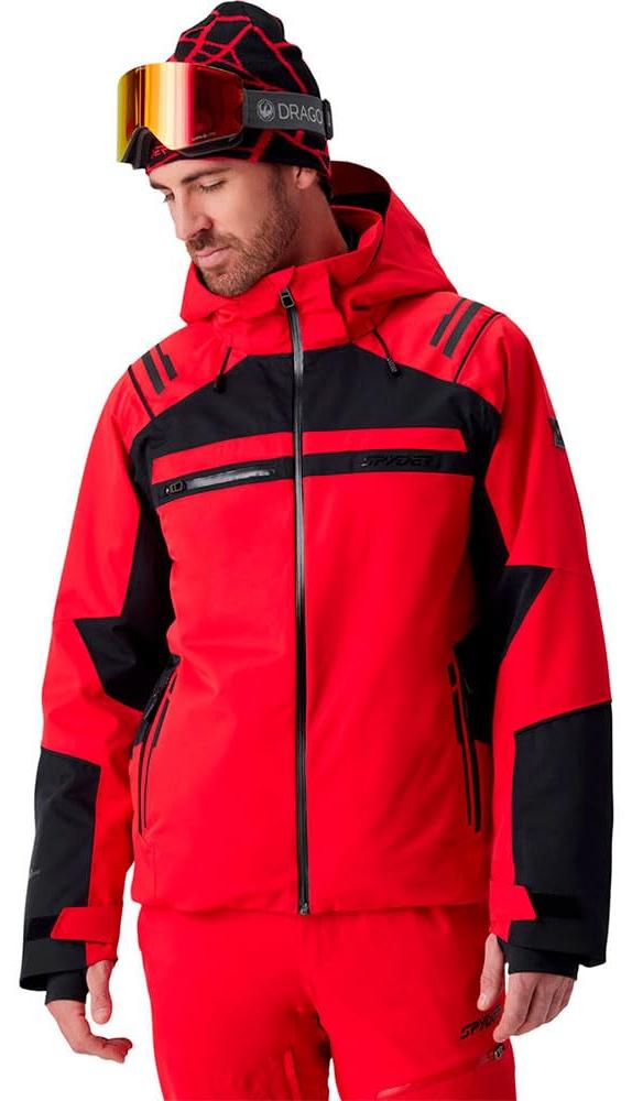 SPYDER Titan Jacke für Herren, Spyder Rot, Größe L