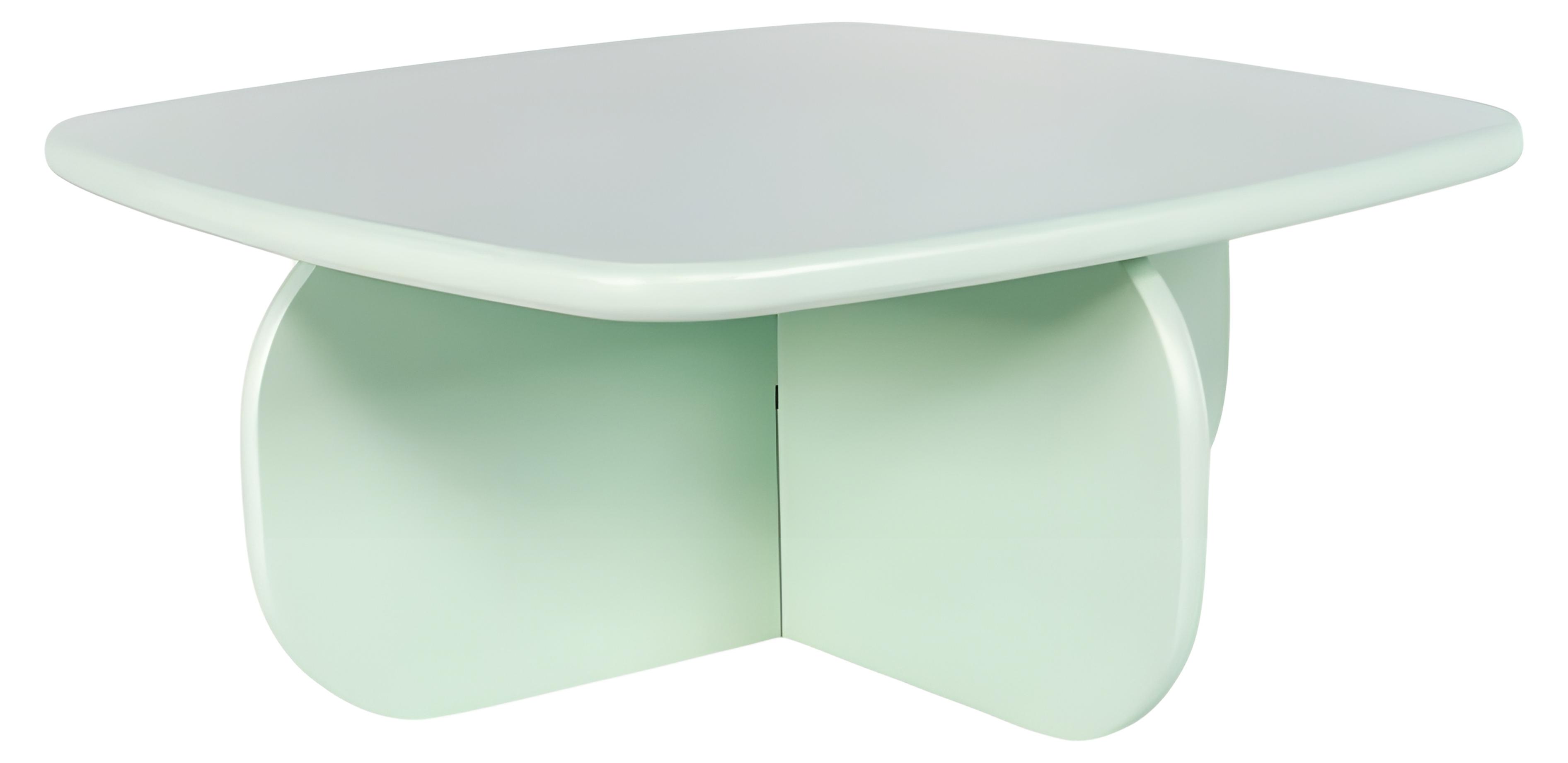 Eleganter grüner Holztisch im modernen Design