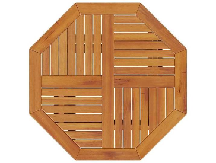 Table Balcon/Terrasse Brun - Magnifique Table pliable de jardin élégante - VENDUE SEULE - Ø70x75cm bois d'acacia massif -t282051