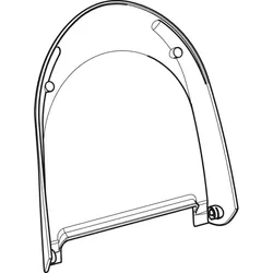 Geberit WC-Deckel f. Geberit AquaClean 4000 weiß-alpin