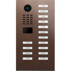 DoorBird D2115V IP Video Türsprechanlage – Echte Baubronze
