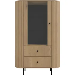 VITRINE BOLLA 155 / 97,4 cm in Eichefarben