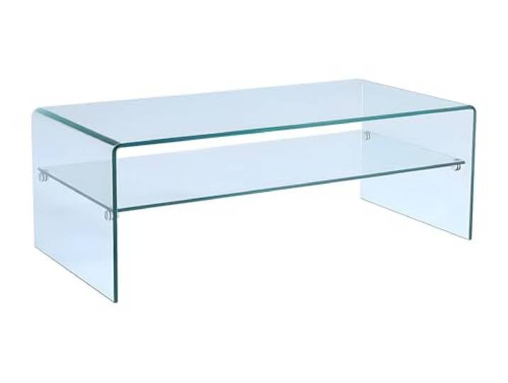Vente-unique Couchtisch - Glas - STILEOS