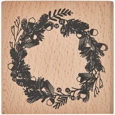 Stempel Tannenkranz 70 x 70 mm