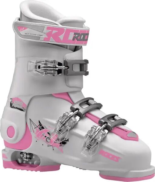 Skischuhe Kinder Roces Idea Free 6in1 Junior Verstellbar (22.5-25.5 - Weiß/Pink)