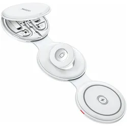 Yesido DS29 15W 5-in-1 Induktionsladegerät + Zubehörset, WEISS (20 W), Wireless Charger, Weiss