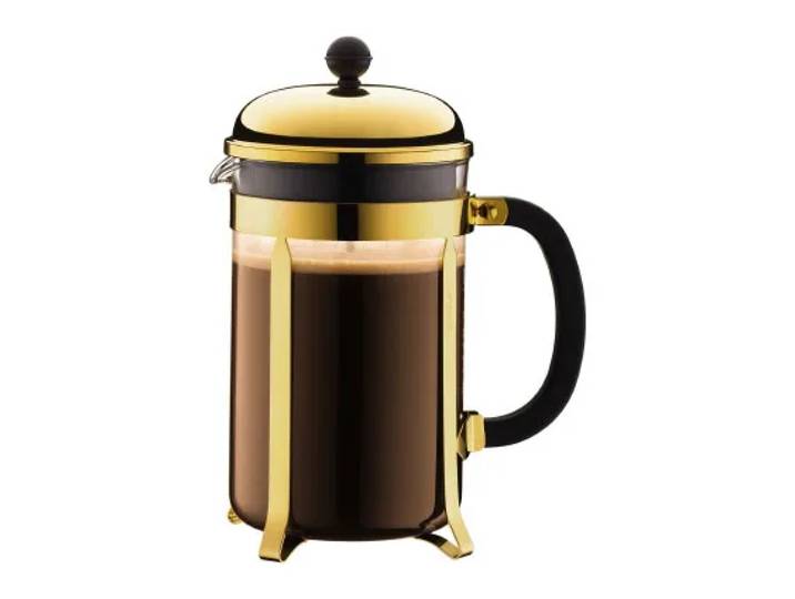 Bodum Cafetière à piston dorée Chambord 12 tasses