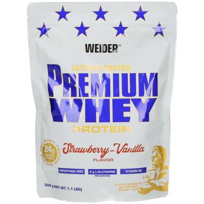 Weider Premium Whey, Erdbeere-Vanille, Pulver 500 g Puder