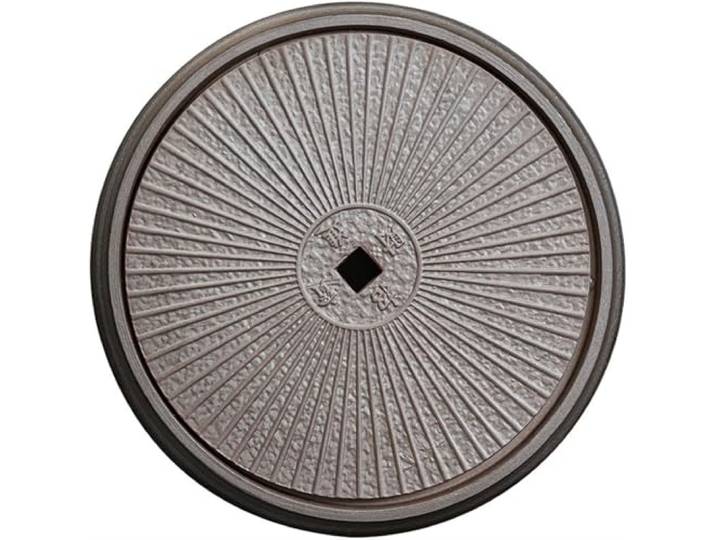 LAPADULA Tisch-Kaffeetablett Retro Keramik Tee Tablett Hause Kung Fu Tee-Set Lagerung Tee Tisch Tee Meer Runde Tee Tablett Trockenen Blase Tisch Desktop-Teetablett