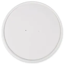 NATURE Star Deckel für Einweg-Suppenbecher, 15 cm, weiß