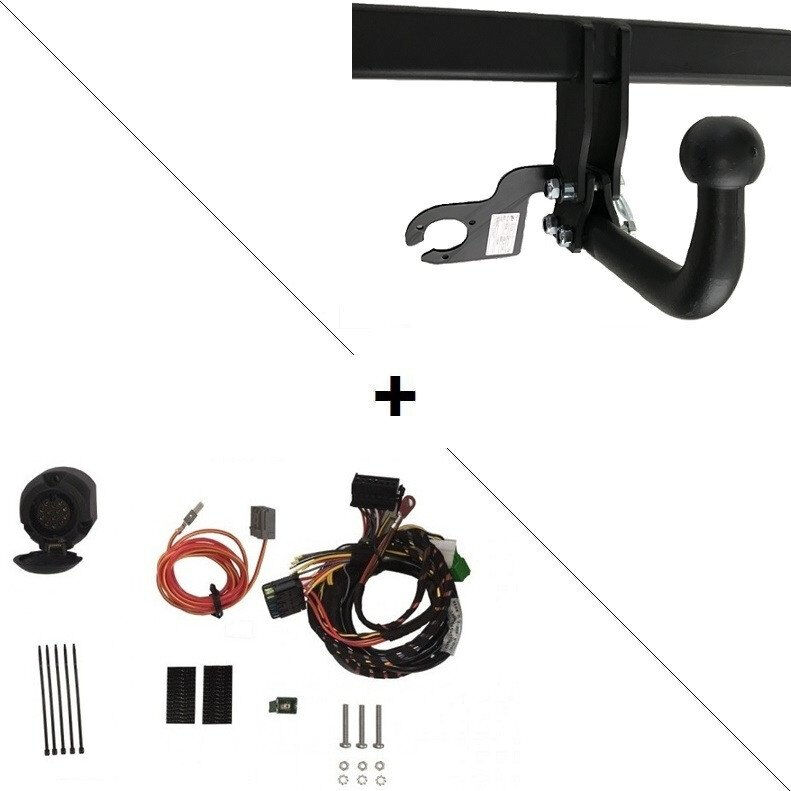 Attelage MG Marvel R y compris hayon mains libres (02/2021-) col de cygne + Faisceau spécifique 13 broches ECS Electronics