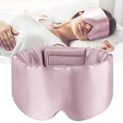 Uplifted Goods Silk Sleeping Eye Mask For Restful Nights pink