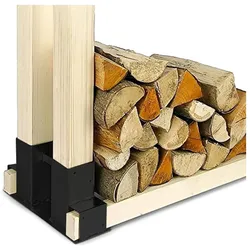 Wiltec, Zubehör Kerzen + Kamin, Holzstapelhilfe