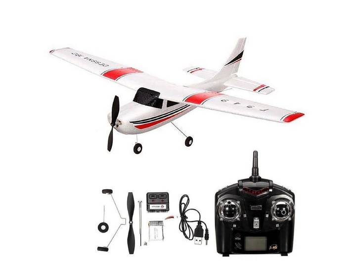 efaso RC-Flugzeug F949S RC Flugzeugplus zusätzliches Landegestell, bruchfestes EPP Material, + Zusatzlandegestell