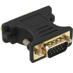 INLINE DVI-A Adapter, Analog 24+5 Buchse auf 15pol HD St VGA vergoldet