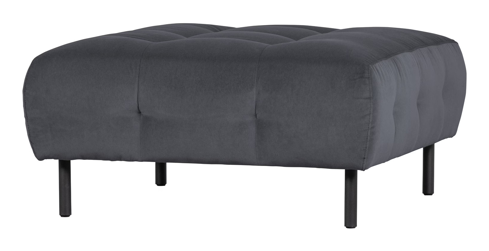 WOOOD Hocker Lloyd Velvet Cloud Vierkant