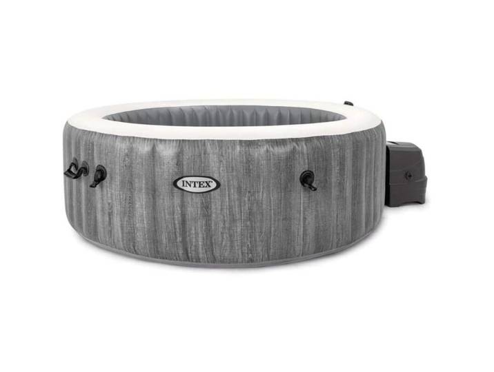 Whirlpool Intex PureSpa Bubble Massage D 216 cm - Farbe: Dunkelgrau - Whirlpool