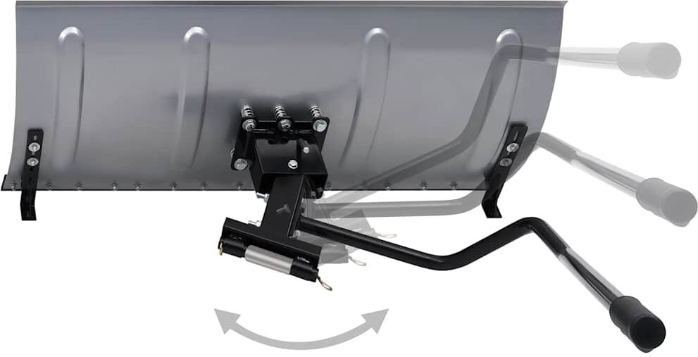vidaXL Pare-neige pour tondeuse à gazon 100 cm