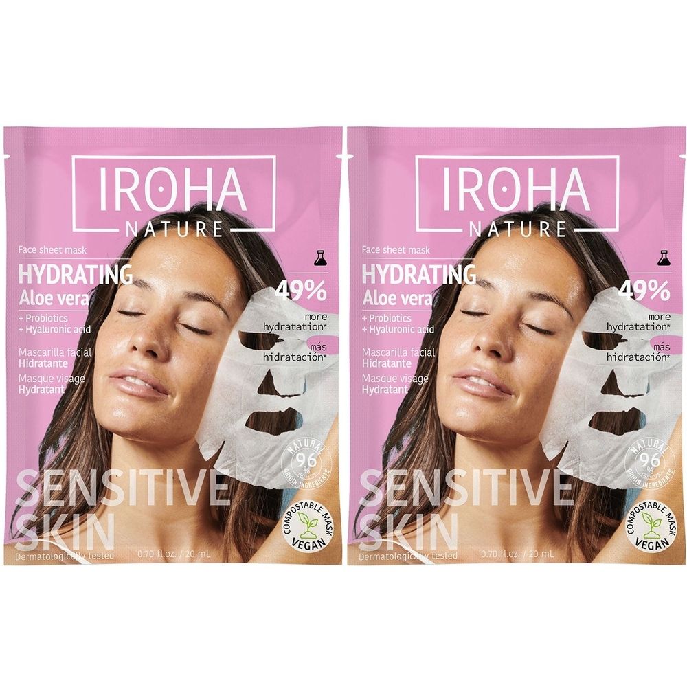 Iroha Masq Tissu Hydra Aloe x2 2x20 ml Serum