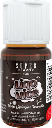 Super Flavor Liqovice Aroma Concentrato 10ml Liquirizia Menta Caramello