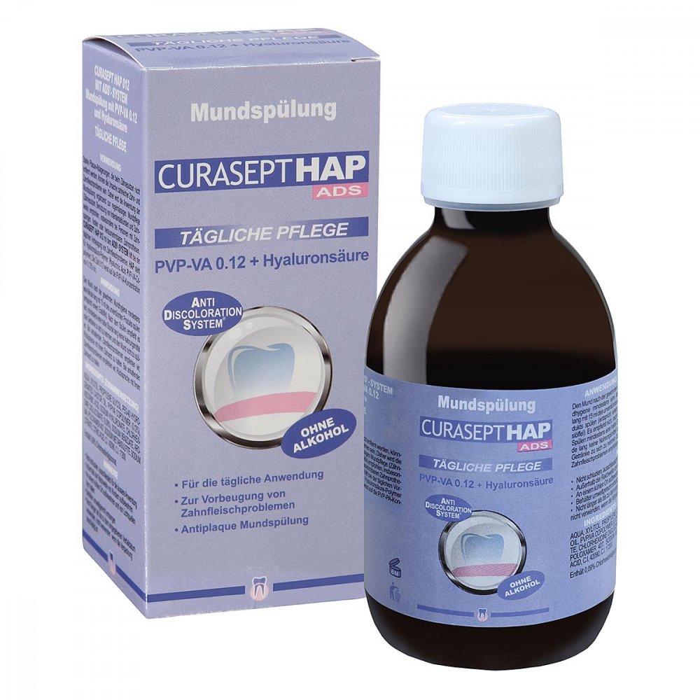 Xaradent GmbH Curasept HAP012 PVP-VA 0,12+Hyaluron Mundspülung Tägliche Pflege 16127926