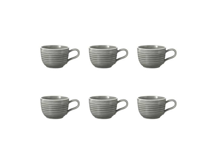 Seltmann Weiden Tasse Terra 20 cl, lot de 6 Pearl Grey