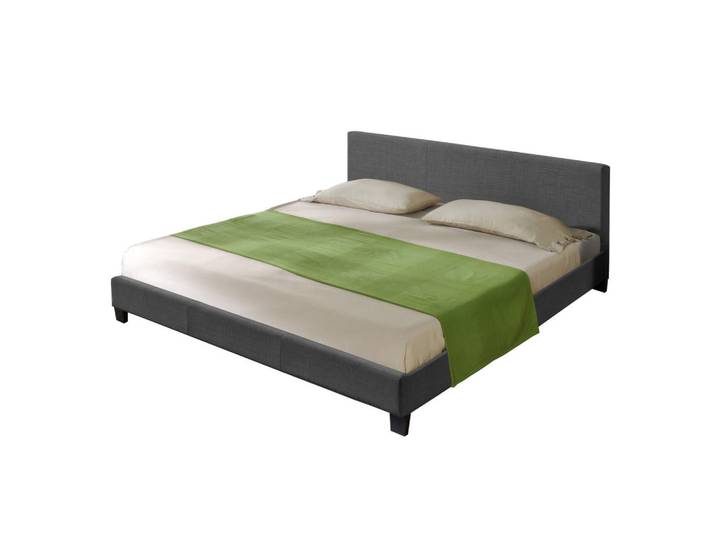 Corium Polsterbett Skagen, Dunkelgrau, Textil, 140x200 cm, Schlafzimmer, Bett, Polsterbetten