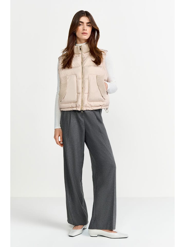 Rich & Royal Steppweste in Beige - 42