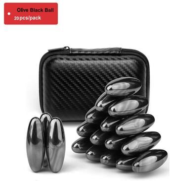 Inspire Daily Merch Magnetic Bead Fidgeting Toy For Adults EDC Fidget Toys Oval Magnet Balls Anxiety ADHD Autism Fridge Rattle Snake Magnets olive Black