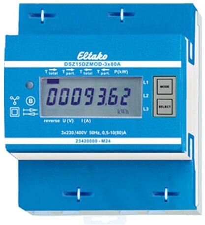 ELTAKO Compteur triphasé bidirectionnel DSZ15DZMOD 3x80A MID (28380516)