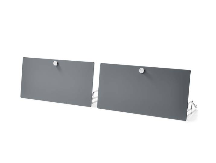 Tchibo - Klappenergänzungs-Set Metall »Cn3« - grau
