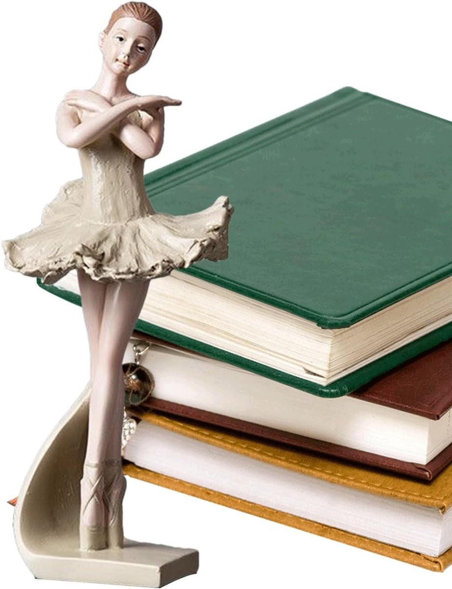 Artistiek hars ballerina beeldje - Dansend meisje ornament voor huisdecoratie