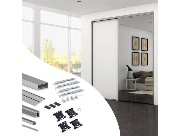 Kit porte de placard EMUCA 6015562 coulissant