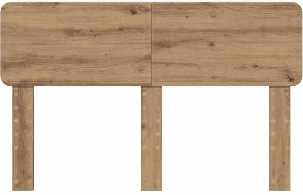 17 Stories Panel Headboard Artisan Oak EU Double - 140 x 200 cm