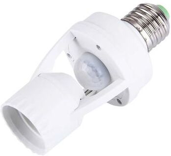 United Premium E27 PIR Motion Sensor Lamp Holder With Detection & Automatic Lighting Premium E27 PIR Motion Sensor Lamp Holder With Detection & Automatic Lighting