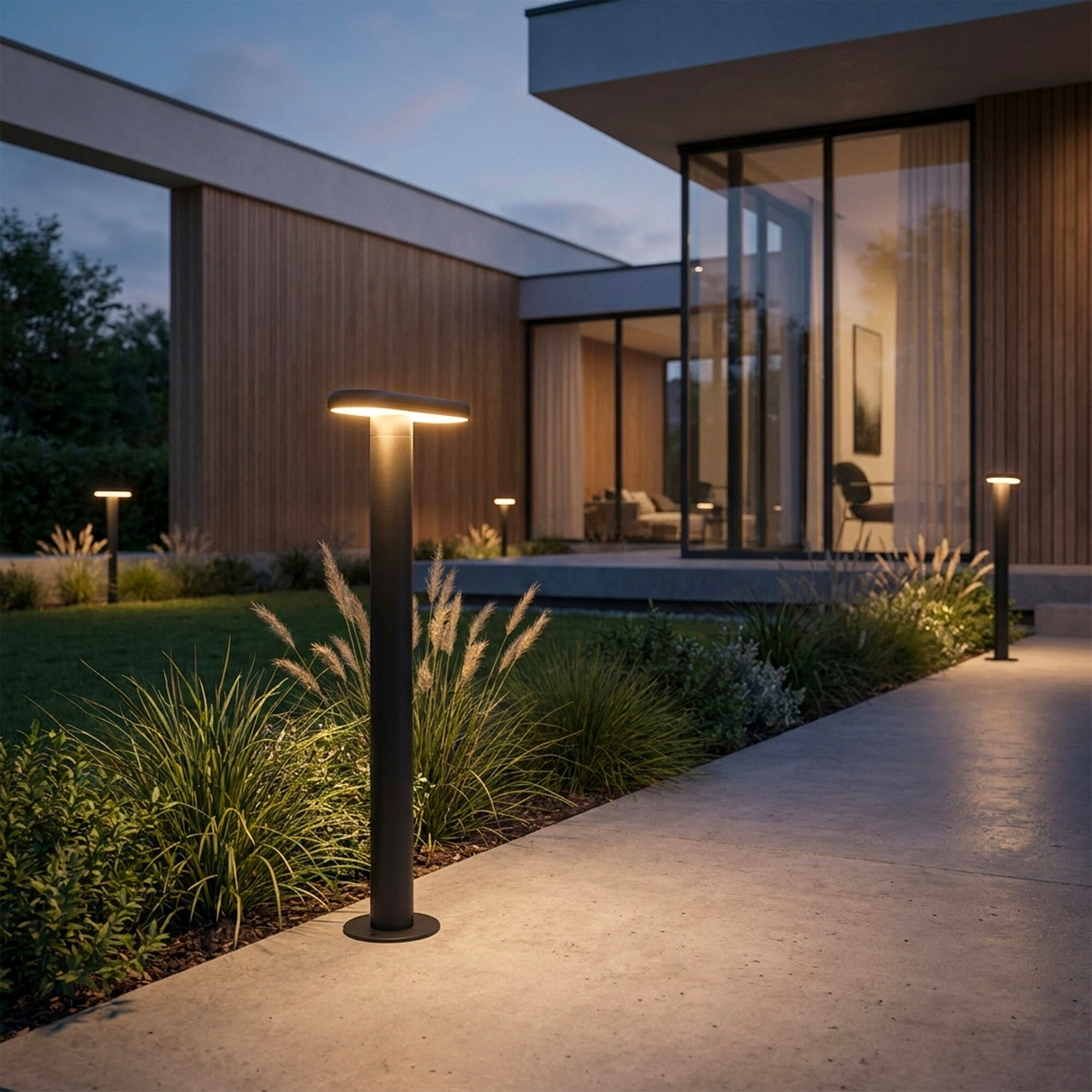 KS Verlichting Zack Tuinlamp Zwart 60cm