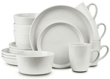 Stone Lain Albie Glaze Stoneware Round Dinnerware Set
