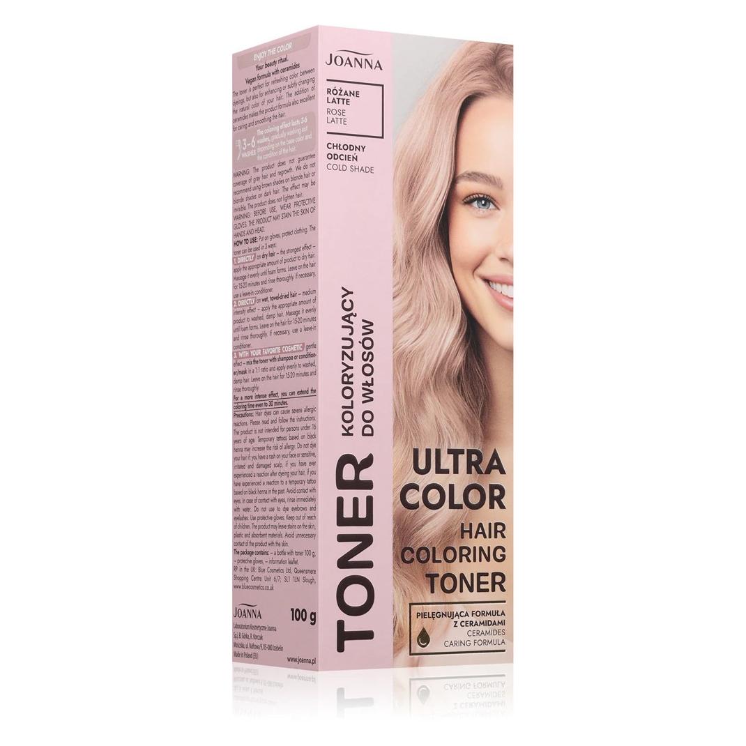 Joanna Ultra Color Toner do włosów Rose latte 100 g (Rose Latte) (67436749)